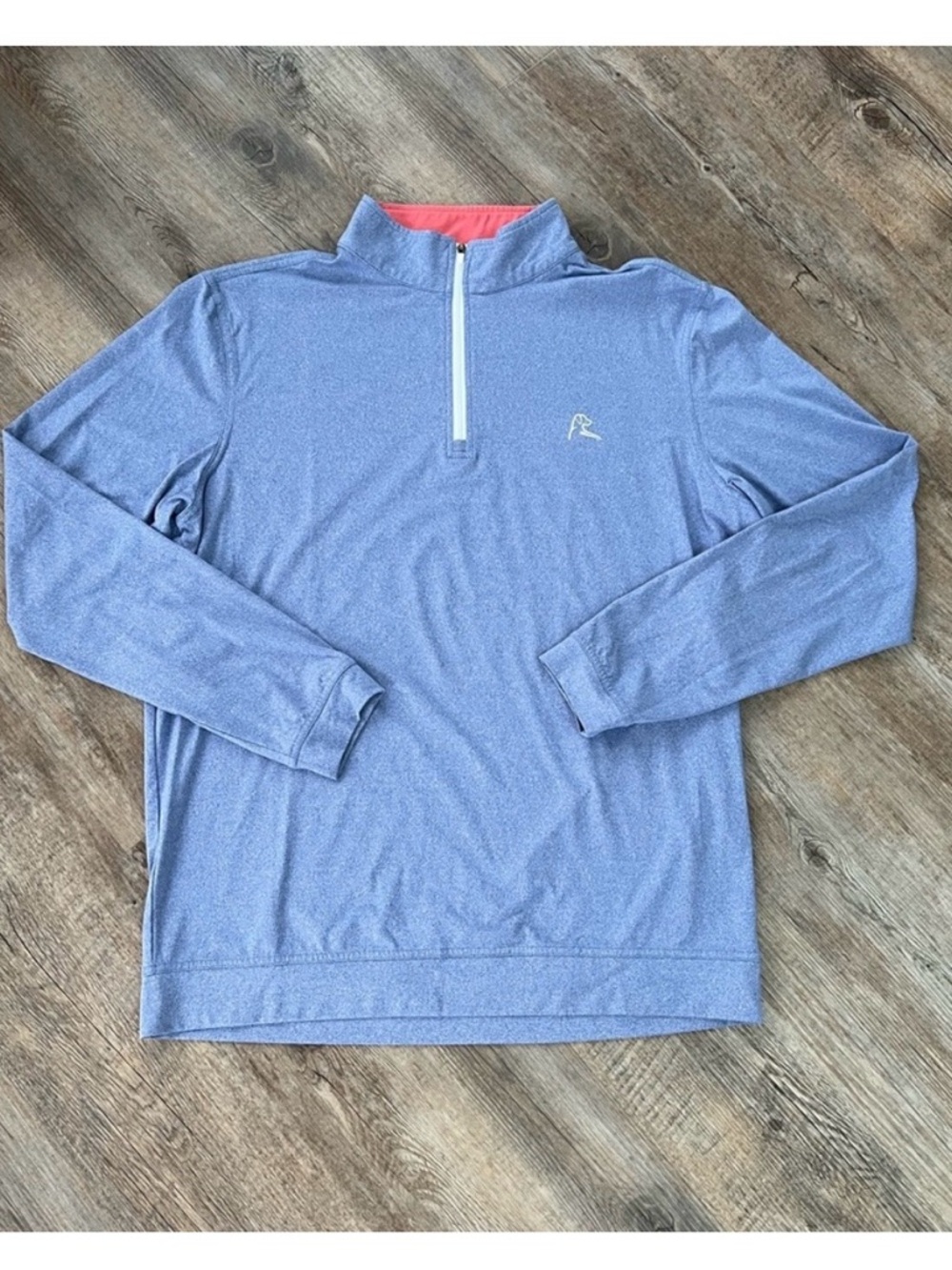 Rhoback quarter zip long sleeve pullover M dachshund logo